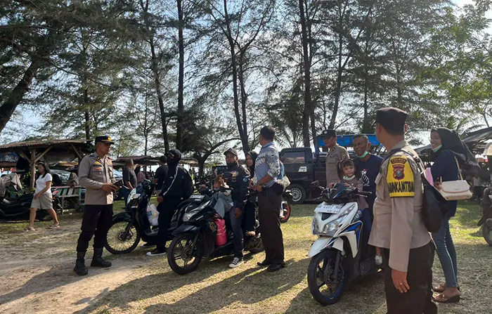 Amankan Libur Lebaran 2026, Polres Tapteng Terjunkan 77 Personel di Berbagai Objek Wisata
