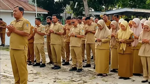 Apel Pagi Bapenda Kabupaten Batu Bara, Momentum Halalbihalal dan Penguatan Disiplin Kerja