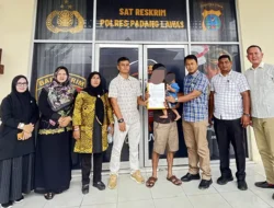 Balita Ditemukan di SPBU Hutalombang, Sat Reskrim Polres Padang Lawas Berhasil Pertemukan Kembali dengan Orang Tua
