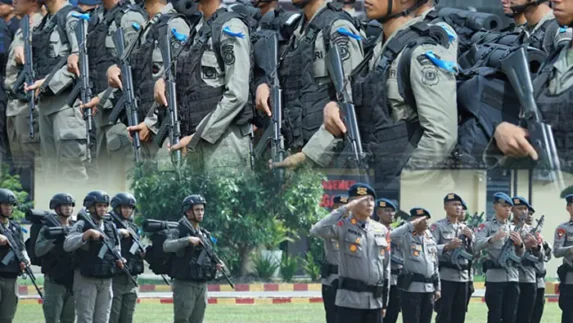 Bentuk Jiwa Korsa dan Mental Baja, Brimob Sumut Gelar Pembinaan Tradisi Bintara Remaja