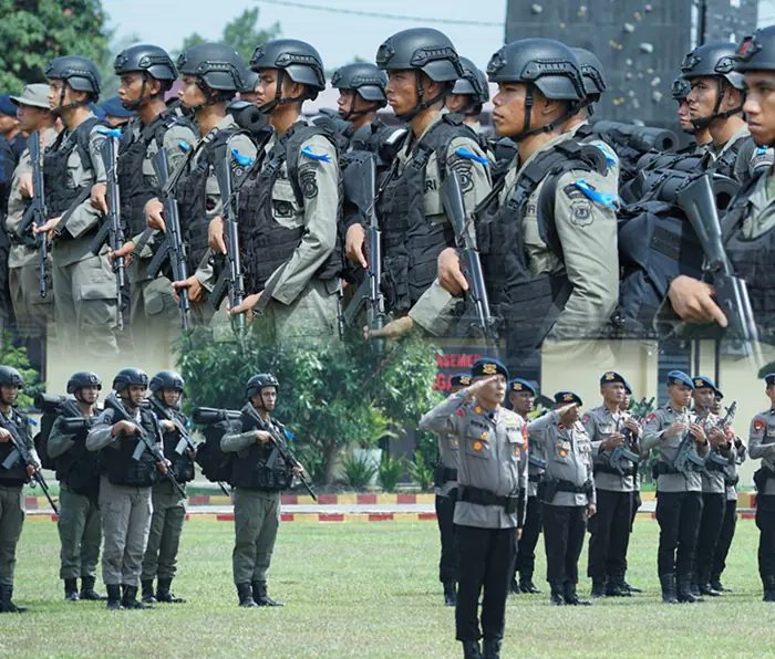 Bentuk Jiwa Korsa dan Mental Baja, Brimob Sumut Gelar Pembinaan Tradisi Bintara Remaja