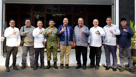 Bupati Batu Bara Perkuat Sinergi Pembangunan Daerah Bersama Bupati Asahan dan Dirut Bank Sumut