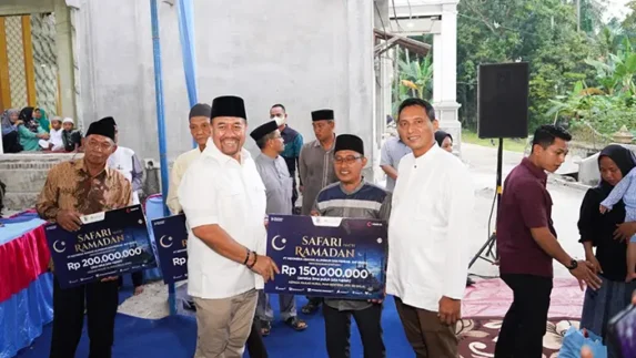 Bupati Batu Bara Safari Ramadan Bersama PT Inalum di Datuk Tanah Datar