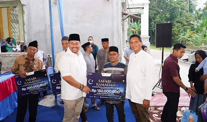 Bupati Batu Bara Safari Ramadan Bersama PT Inalum di Datuk Tanah Datar
