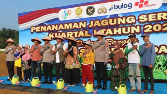 Penanaman Jagung Serentak Kuartal 1 Tahun 2026 Polda Sumut