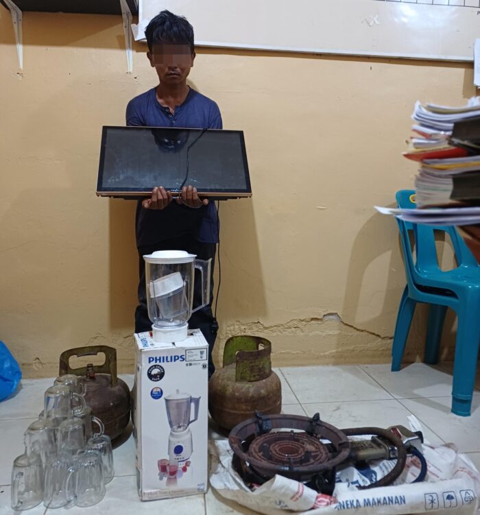 Hanya Dalam 24 Jam, Polsek Pandan Berhasil Ringkus DPO Pembobol Warung dan Kotak Amal