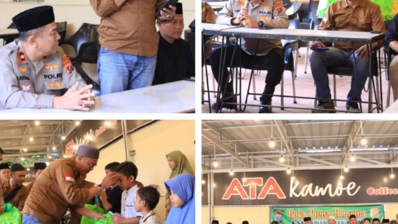 Ketua Satwar Polres Labuhanbatu Ucok Sitorus Salurkan Paket Ramadan Kepada Yatim Piatu dan BKM Labuhanbatu