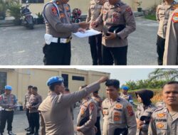 Sipropam Polres Labusel Gelar Ops Gaktibplin, Kapolres Tekankan Disiplin dan Integritas Personel