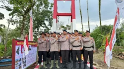 Jembatan Gantung di Batu Hula Kembali Terhubung, Brimob Polda Sumut Pulihkan Akses Vital Warga