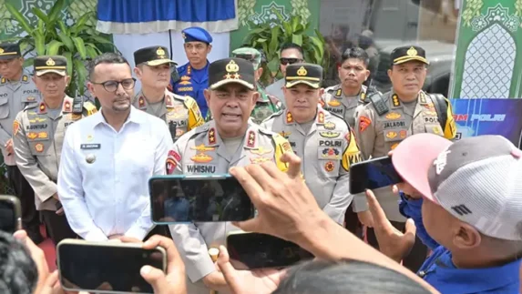 Kapolda Sumut Cek Arus Mudik di Labusel, Pantauan Real Time Andalkan Google Maps dan CCTV