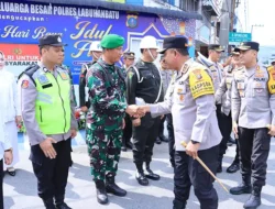 Kapolda Sumut Tinjau Pos Pam di Labuhanbatu