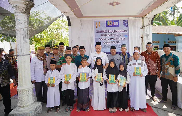 Perkuat Pembinaan Generasi Qur'ani, Bupati Batu Bara Resmikan Rumah Tahfizh Al-Mahalli Center