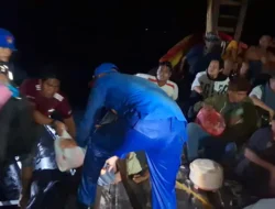 Polairud Tanjung Tiram Evakuasi Kapal Nelayan Rusak di Pesisir Pulau Salah Namo