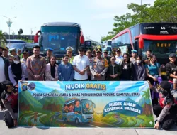 Polda Sumut Berangkatkan 192 Pemudik dalam Program Mudik Gratis Presisi 2026