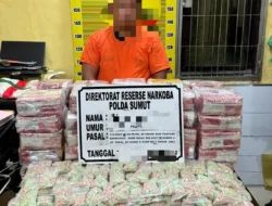 Polda Sumut Gagalkan Penyelundupan 50 Kg Sabu dan 20 Ribu Butir Ekstasi di Perairan Asahan