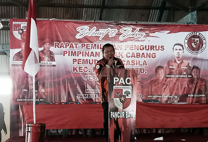 Rapat Pemilihan Pengurus PAC Pemuda Pancasila Kecamatan Pancur Batu Berjalan Sukses