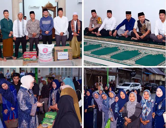 Safari Ramadan malam ke-25, Bupati Fery Sahputra Simatupang Tutup Rangkaian Kunjungan di Sungai Kanan