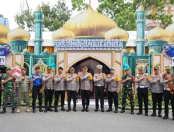 Wakapolda Sumut Cek Pos Terpadu Operasi Ketupat Toba 2026 di Lapangan Merdeka Medan