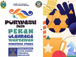 320 Jurnalis Sumut Siap Bertanding di Porwasu 2026 Piala Gubernur Sumut