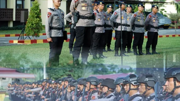 Apel Kesiapsiagaan, Brimob Sumut Perkuat Komitmen Pengabdian Kepada Masyarakat