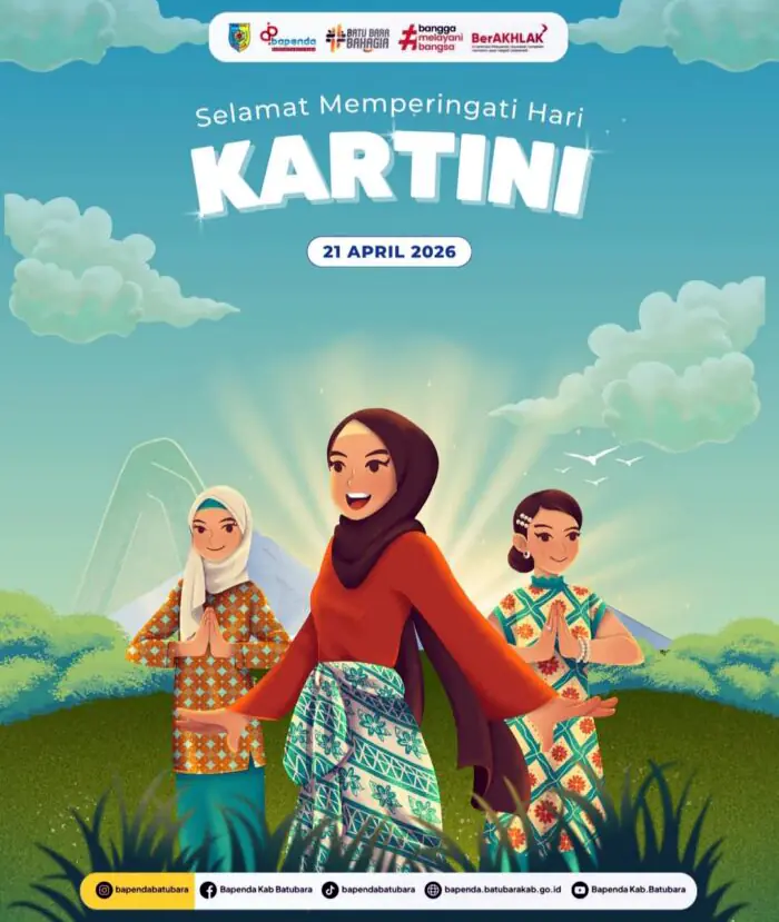 Bapenda Kabupaten Batu Bara Ucapkan Selamat Peringati Hari Kartini 21 April 2026