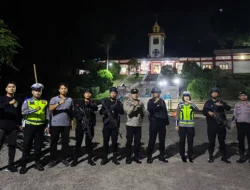 Brimob Siaga Penuh Amankan Ibadah Paskah di Gunungsitoli