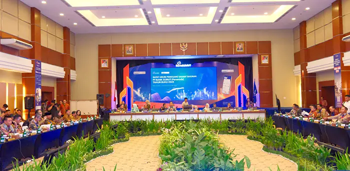 Bupati Labusel Hadiri RUPS Tahunan Bank Sumut Tahun Buku 2025