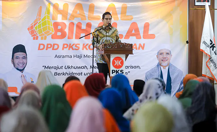 Hadiri Halalbihalal PKS Kota Medan, Rico Waas Ajak Tinggalkan Sekat Politik dan Perkuat Sinergi