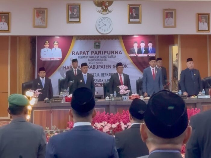 Hari Jadi Kabupaten Solok ke-113 Ditandai Sidang Paripurna DPRD