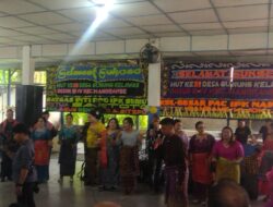 HUT ke-59 Desa Gunung Kelawas Meriah, Tumpeng dan Perkolong-kolong Warnai Perayaan Budaya