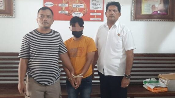 Sat Reskrim Polres Pematangsiantar Amankan Terduga Pelaku KDRT 