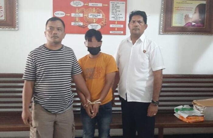 Sat Reskrim Polres Pematangsiantar Amankan Terduga Pelaku KDRT 