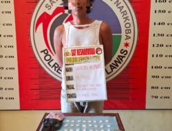 Satresnarkoba Polres Palas Tangkap Seorang Pengedar dengan Barang Bukti Sabu