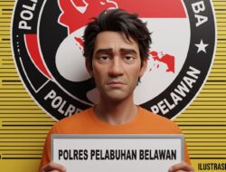 Sat Narkoba Polres Pelabuhan Belawan Tangkap Pengedar Sabu di Desa Manunggal