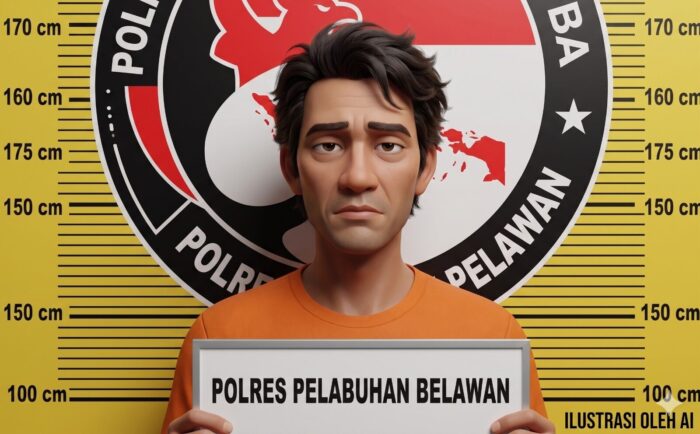 Sat Narkoba Polres Pelabuhan Belawan Tangkap Pengedar Sabu di Desa Manunggal