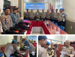 Tim Mabes Polri Cek Senpi Dinas di Polres Labusel
