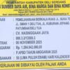 Pemkab Deliserdang Klarifikasi Proyek Bahu Jalan SMAN 1 Deli Tua, Pemasangan Plang Terlambat Dinilai Langgar Aturan Presiden