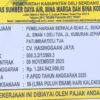 Pemkab Deliserdang Klarifikasi Proyek Bahu Jalan SMAN 1 Deli Tua, Pemasangan Plang Terlambat Dinilai Langgar Aturan Presiden