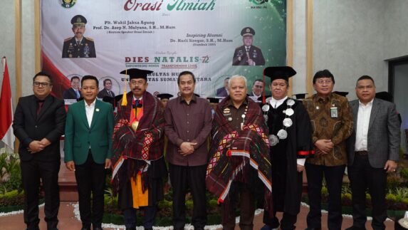 Kajatisu Dampingi Plt Wakil Jaksa Agung RI Pada Orasi Ilmiah di USU