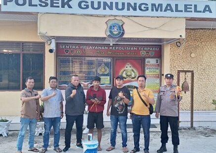 Pelaku Pencuri HP di Kafe Pondok Melati Berhasil Diringkus Polsek Gunung Malela