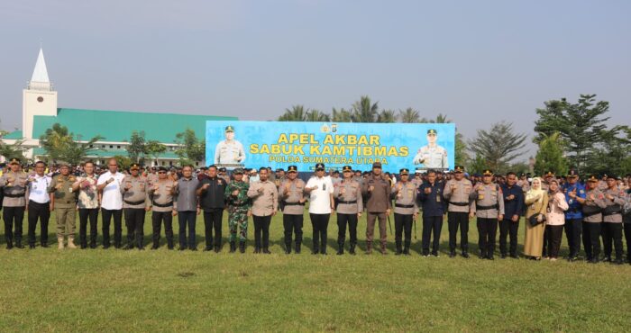 Apel Sabuk Kamtibmas, Kapolda Sumut Tekankan Kekuatan Sinergi Jaga Stabilitas Keamanan