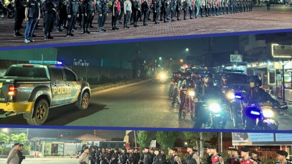 Patroli Skala Besar KRYD, Batalyon A Pelopor Satuan Brimob Polda Sumut Hadir Jaga Kekondusifan Belawan