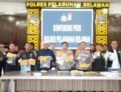 Empat Bulan, 320 Kasus Dibongkar: Polres Belawan Sikat Narkoba dan Kejahatan Jalanan