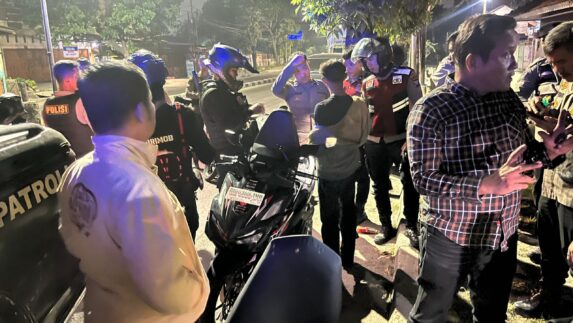 Patroli Skala Besar Brimob Polda Sumut Sasar Titik Rawan Belawan, Ciptakan Rasa Aman Masyarakat