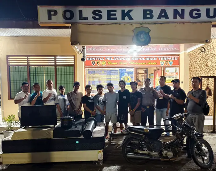 Jaringan Maling Serba Bisa Dibekuk Polsek Bangun