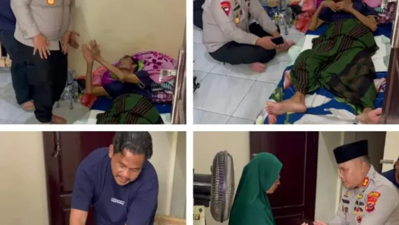 Kapolres Labusel Jenguk Warga Sakit di Medan, Beri Dukungan Moral untuk Armei Warga Kecamatan Sei Kanan