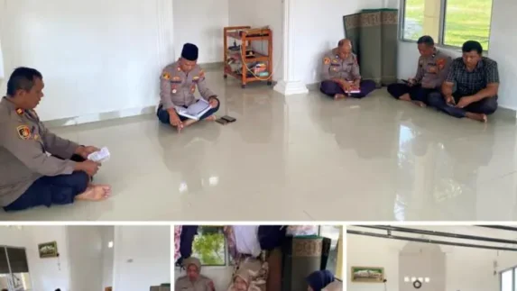 Kapolsek Air Putih Pimpin Kegiatan Binrohtal, Perkuat Iman dan Karakter Humanis Personel