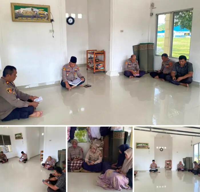 Kapolsek Air Putih Pimpin Kegiatan Binrohtal, Perkuat Iman dan Karakter Humanis Personel