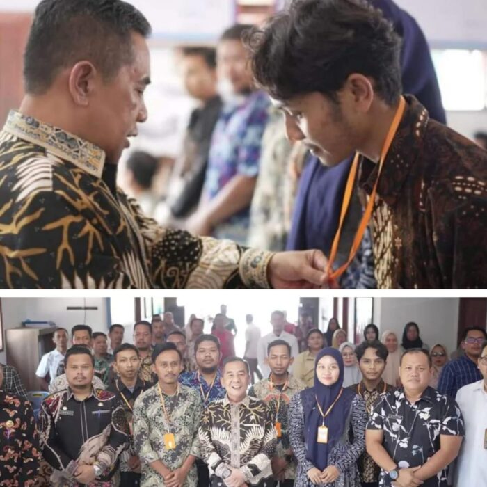 Wakil Bupati Syahdian Purba Launching Desa Cantik di Teluk Panji IV