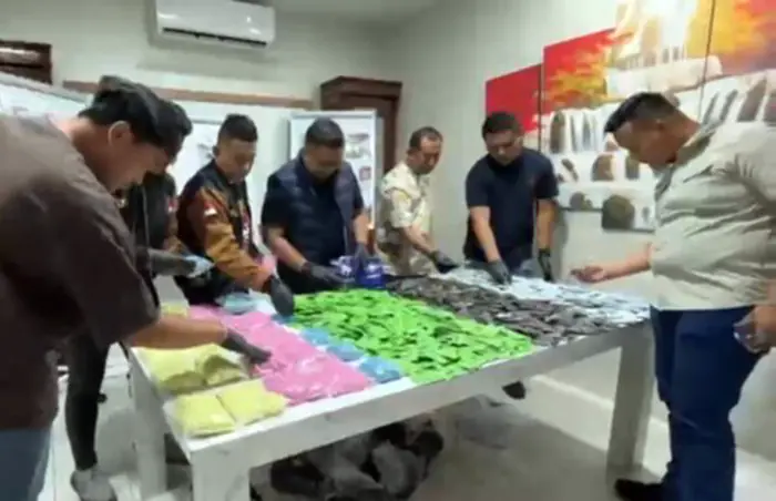 Polrestabes Medan Ungkap Sindikat Narkoba Internasional